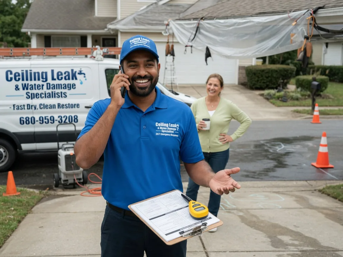 Ceiling Leak Cleanup Rockhill Furnace, PA FAQs